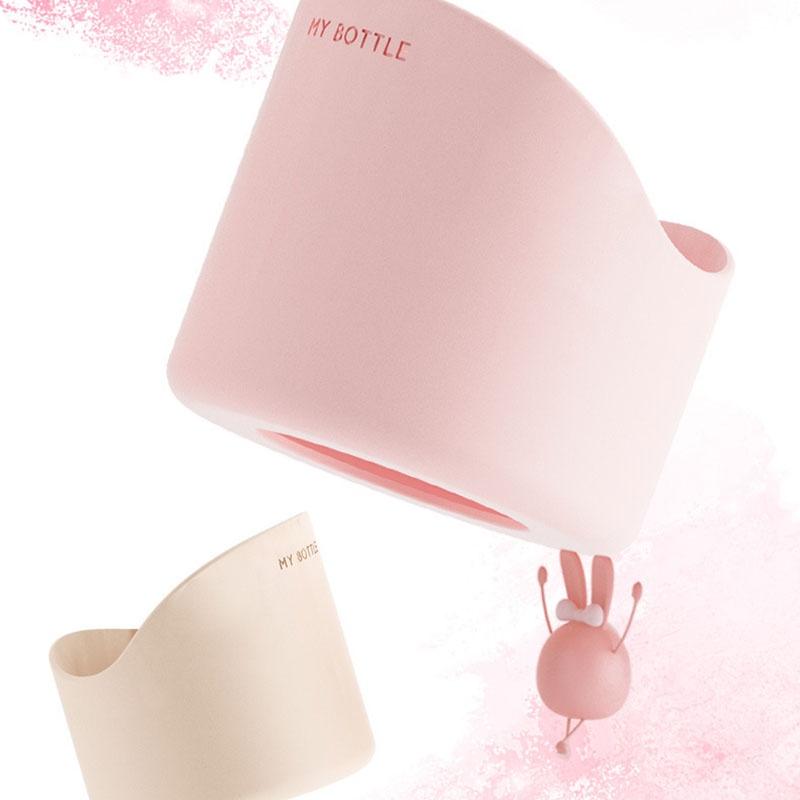 Очаровательная стеклянная бутылка для воды с кроликом для девочек, дорожная кружка с кроликом, чашка для сока