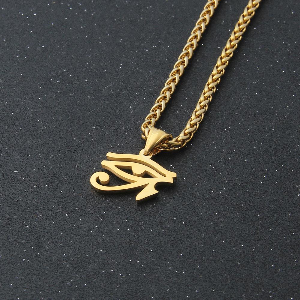 Скандинавская мифология викингов цепь ожерелье кулон и цепь глаз Ра символ защиты