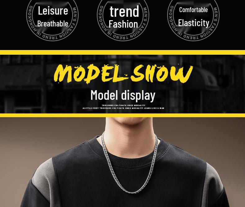 High-End Men's Retro Color Block Patchwork Heavyweight Hoodie, Autumn Arrival