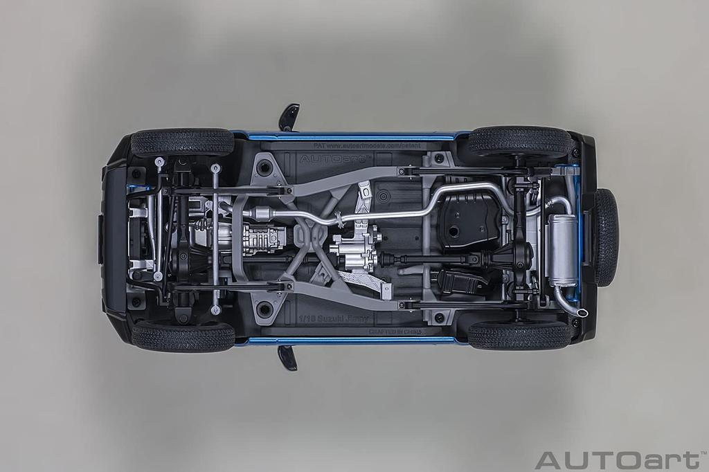 AUTOart Suzuki Jimny Blue Roof Готовый продукт 78502 1/18 (JB64) Металлик/Черный