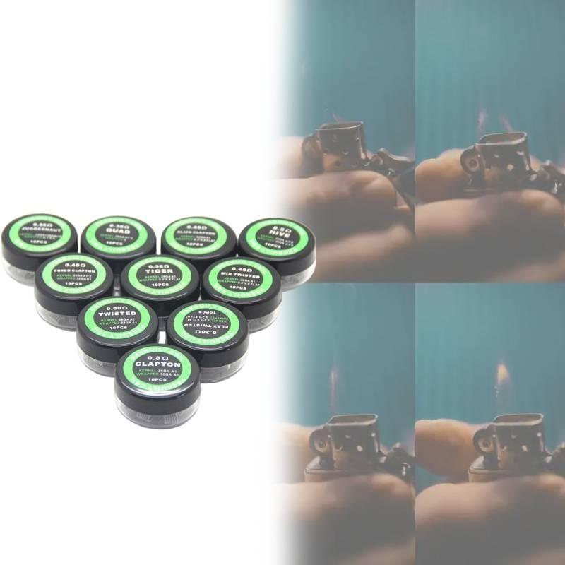 Инопланетный Клэптон Койл Нагревательная проволока для RDA для энтузиастов вейпинга, для клаудчейзинга