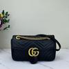 [Б/У] Сумка GG Marmont Small Matelassé на плечо 'Черная' - Отличное состояние #TUHWWS