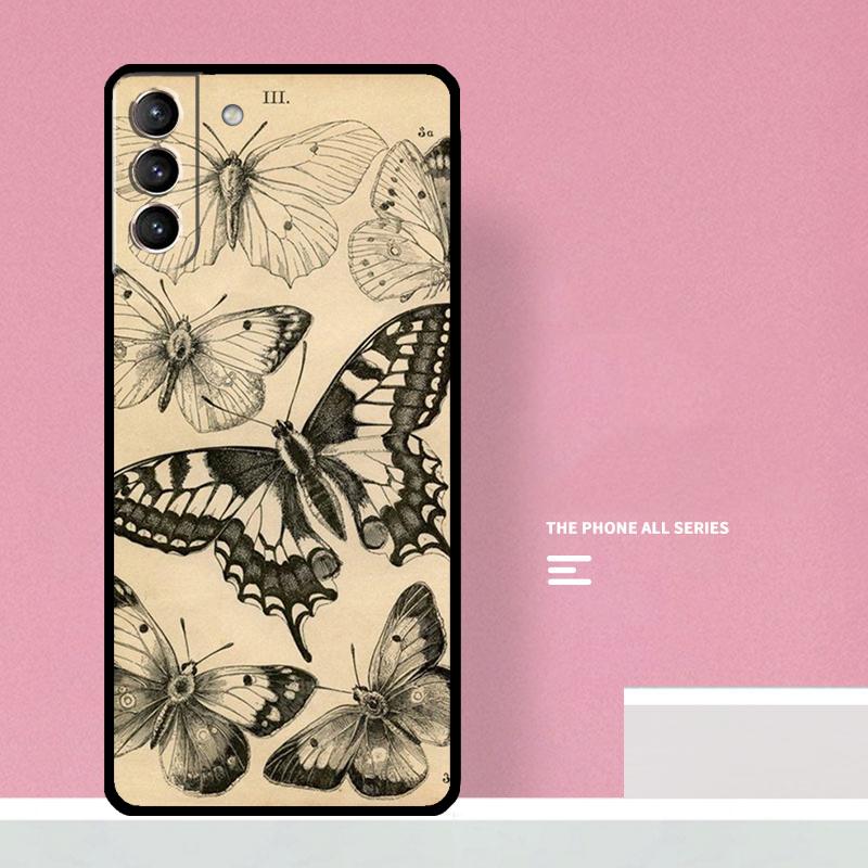 Чехол для телефона с бабочками для Samsung Galaxy S26 S25 S24 S20 S21 S22 S23 Ultra S10 Plus S25 FE Чехол
