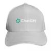 Chatgpt Logo Baseball Cap Cotton Twill Breathable Contrast Two Tone Brim Snapback Flat Bill