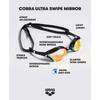 Arena Plastic Goggles with Mirrored Coating Cobra Ultra Swipe