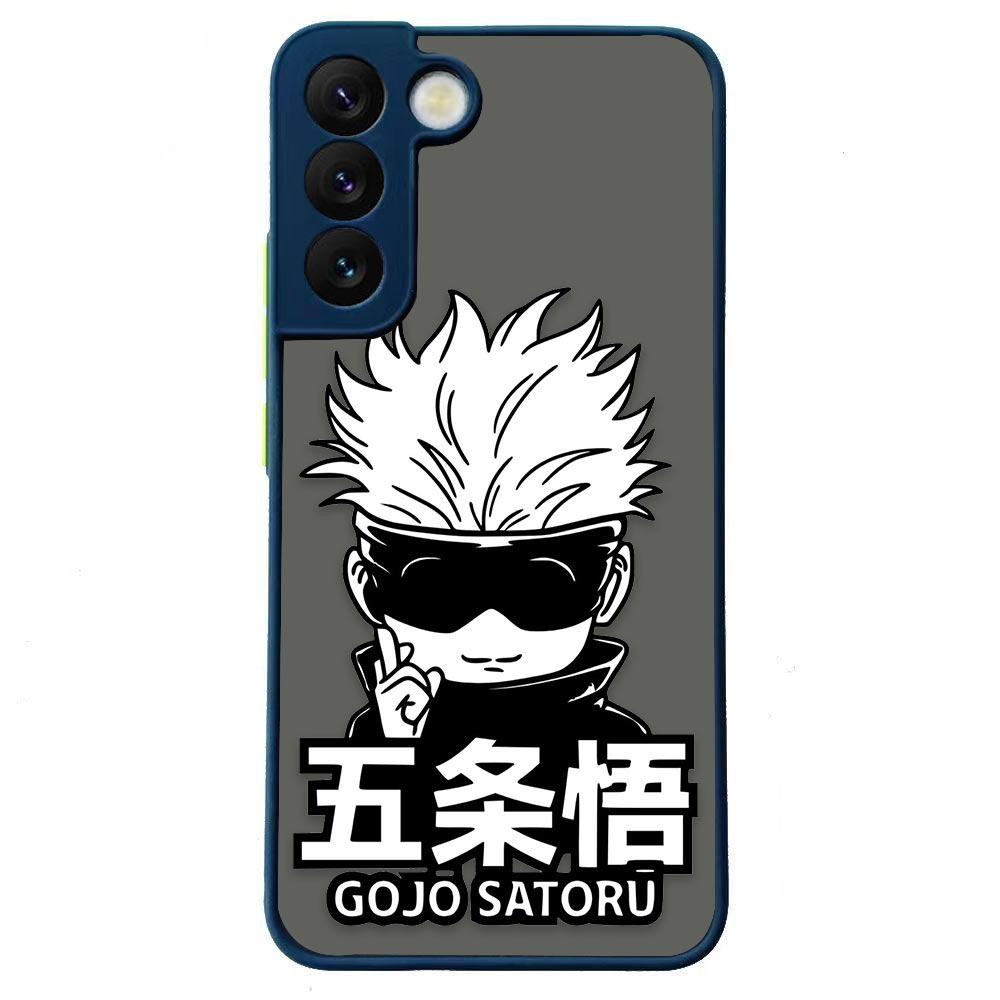 Jujutsu Kaisen Anime Shockproof Matte Case For Samsung Galaxy S22 Ultra S21 S20 FE S10 S9 S8 S10E Lite Plus 5G Shell Funda Cover