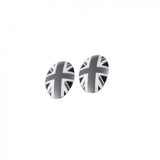 For BMW Mini Clubman F54 Black Gray Center Console Gear Shift Knob Sticker Trim
