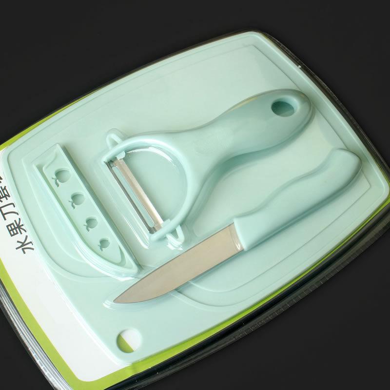 3 шт./компл. большой нож для фруктов из нержавеющей стали, овощечистка, разделочная доска, набор фруктовых ножей, разделочная доска, набор из 3 предметов, набор разделочных досок