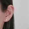 JEWNEL (1+1)Silver925 Simple Curved Butterfly Piercing