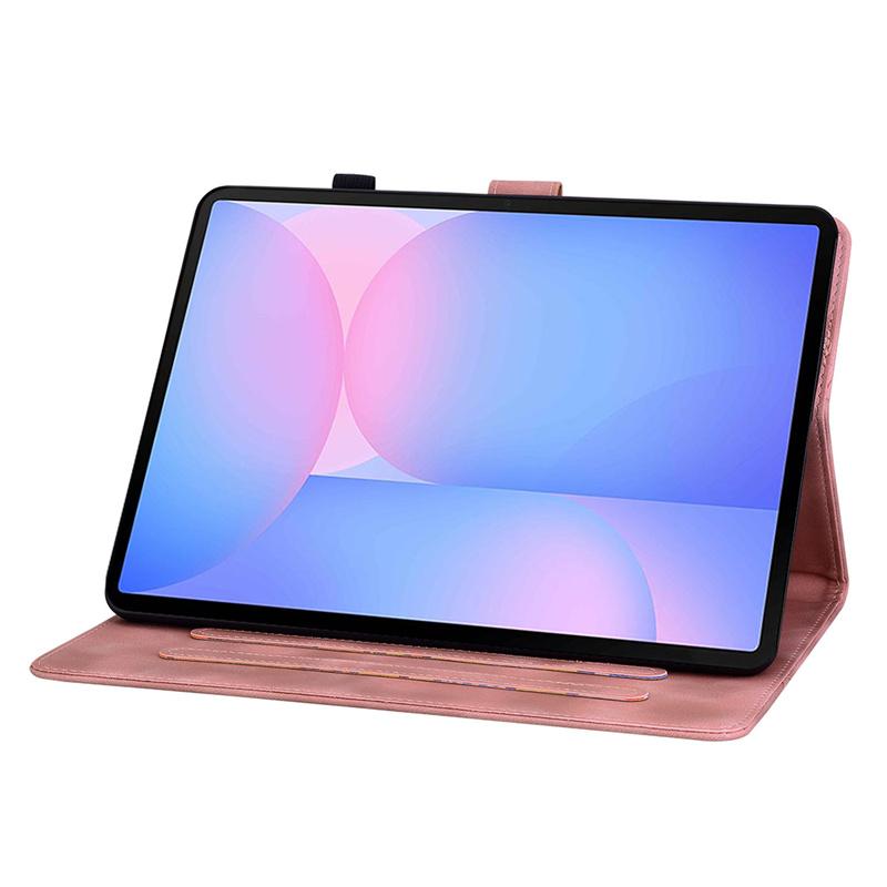 Чехол для Samsung Galaxy Tab S10FE Plus 13.1 дюйма Чехол для Galaxy Tab S10FE+ 13.1 X620 X626B Мягкий ТПУ Кошелек Отверстия для карт Funda