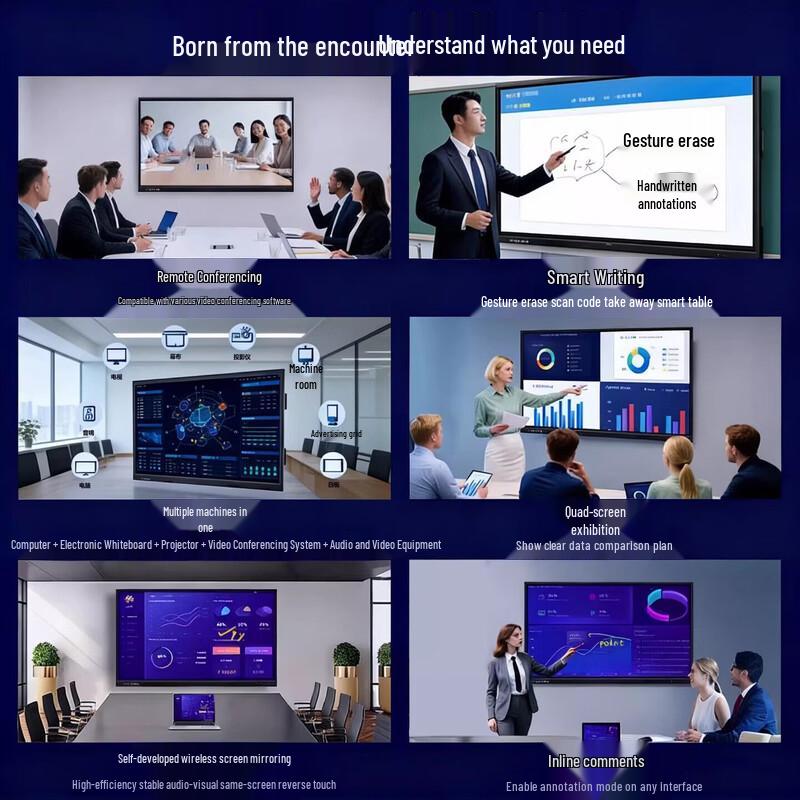 YUCAI 65-inch Interactive Conference Flat Panel (CN version)