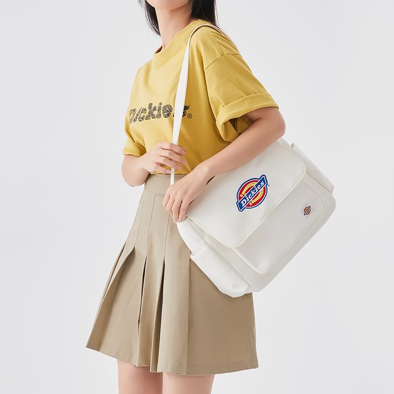 New Dickies Polyester Crossbody Bags Large Women's Ecru 234F90LMY25WH01