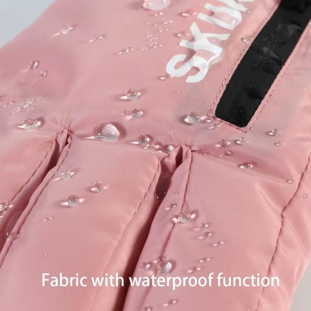 Сохраняйте тепло Теплые лыжные перчатки Сенсорный экран Зимние варежки Новые утолщенные термоперчатки Женские Девичьи