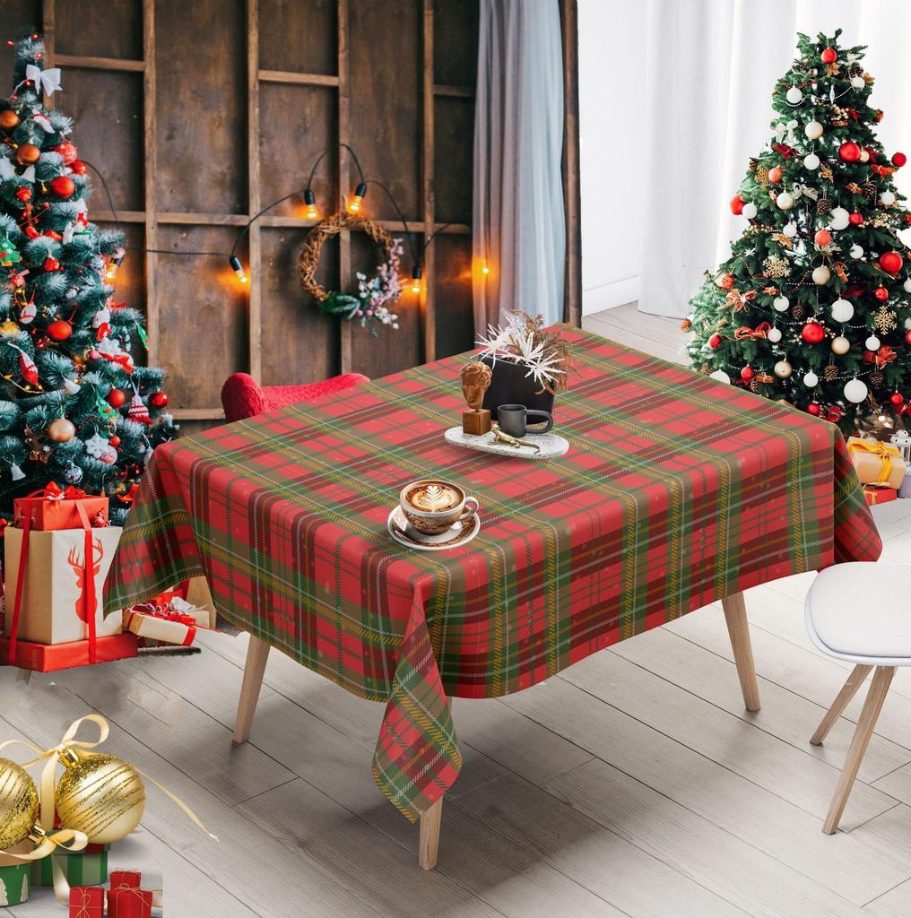 New Year'S Tablecloth Red Christmas Table Table Light Luxury High-End Rectangular Coffee Table Cloth New Year'S Decorative Tablecloth