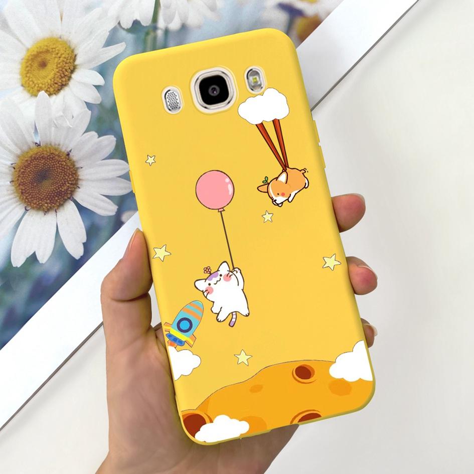 For Samsung Galaxy J7 J5 J3 2016 Case SM-J320F J510F J710F Phone Cover Cute Astronaut Silicone Bumper For Samsung J2 2016 Fundas