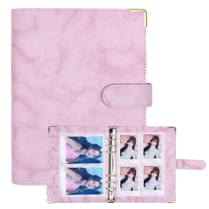 Альбом для коллекционирования фотокарточек айдолов на 4 ячейки, 25 страниц, альбом для хранения фотополосок из 4 кадров, подарок на день рождения другу, высокое качество