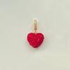 Colorful Heart Pendant Trendy English Words Resin Love Heart Zircon Charm Clavicle Chains Necklace for Women Fashion Jewelry