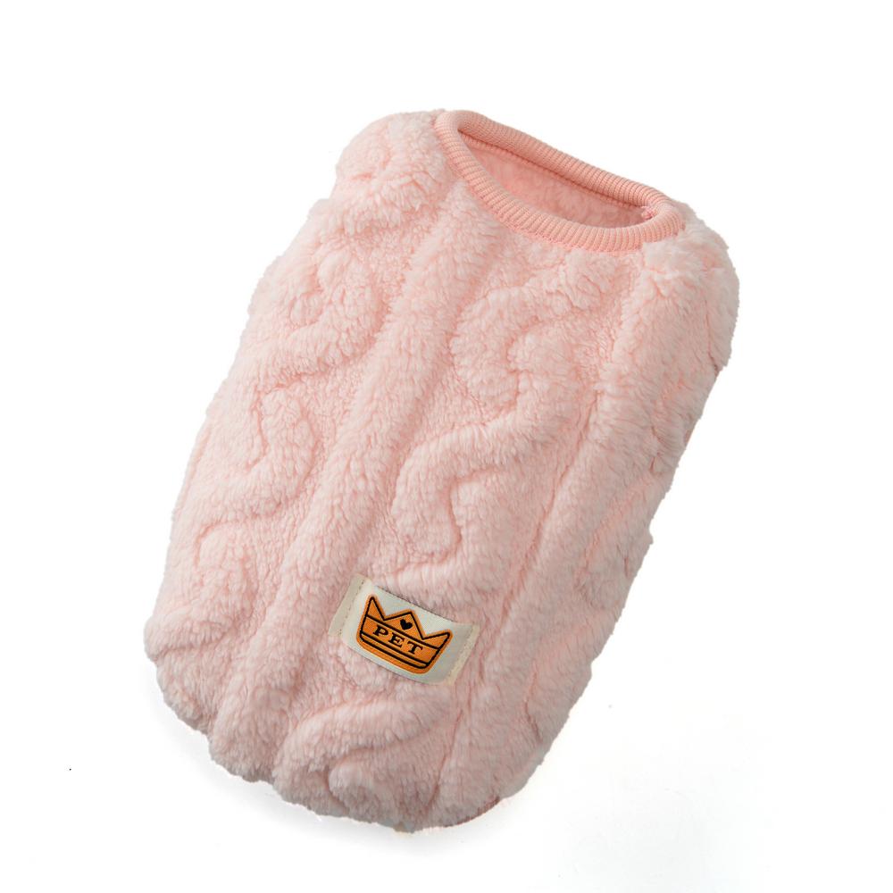 Dog Comfortable Fleece Pullover Pet Clothes Cute Wavy Double-sided Kitten Coats Sweater for Small Medium Dogs Cats Warm Winter Outfit Puppy