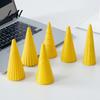 Reusable Holiday Accents 5Pcs Illuminated Christmas Tree With/No LED Lights Nordic Style Luminous Office Desk Winter Decorations Tabletop Ornaments,