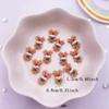 50pcs Resin Mini Colorful Christmas Snowman Tree Snowflower Deer Flat Back Figurines Nail Art DIY Scrapbooks  Accessories