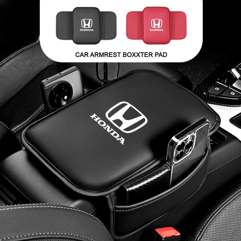 AAAKS1 Car Armrest Box Pad Decoration Mat Auto Accessories For Honda Civic Accord CRV Fit Jazz nc750x cb500x Odyssey Insight Vezel City