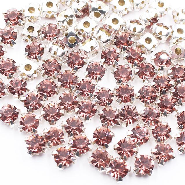 Promotion Ss12 -Ss40 Crystals Claw Cup Rhinestone Shiny Strass Stones Metal Base Fabric Beads Craft Top Rhinestones for Clothes