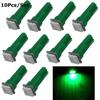 Набор из 10 светодиодных лампочек T5 для автомобиля - Многоцветные варианты для приборной панели и салона