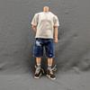 Джинсы для экшн-фигурки в масштабе 1:6 (Тело, голова, обувь и т.д.. Не включено) - синий