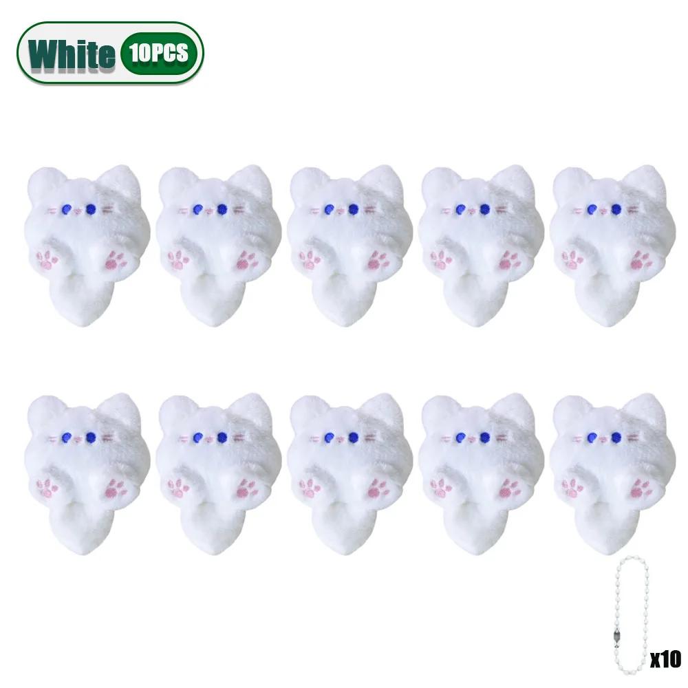 1/3/5/10/20 шт. Очаровательная плюшевая мультяшная кошка, подвесная кукла, мягкая кавайная, украшение для рюкзака для девочек, студенток, рождественский подарок