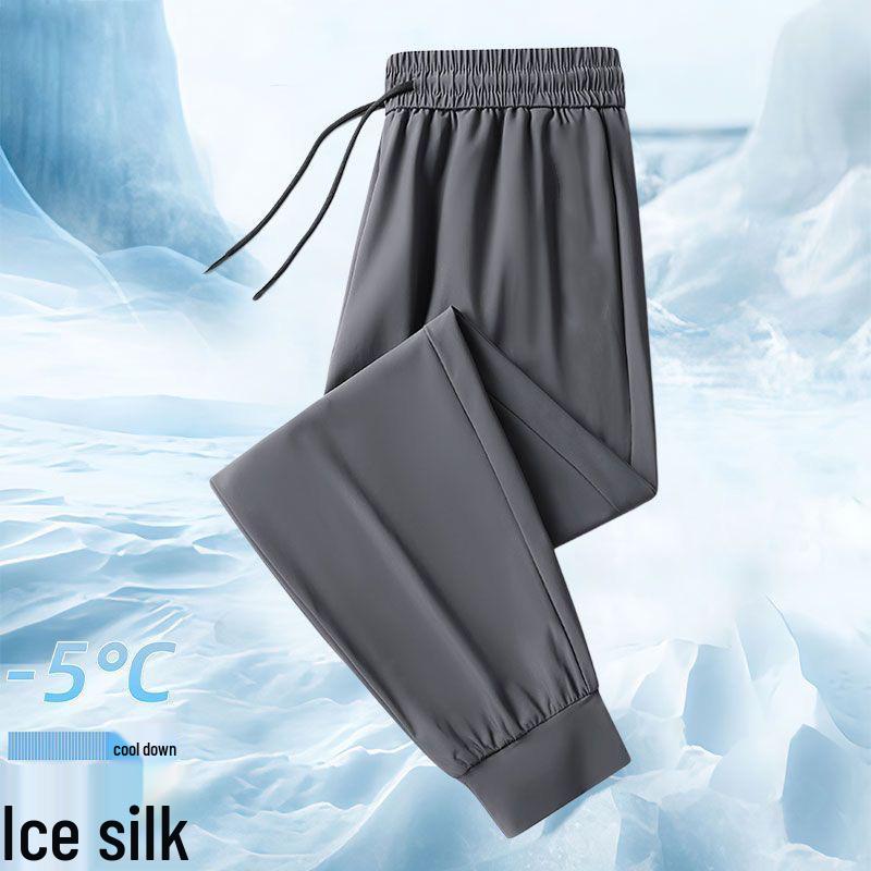 Мужские повседневные спортивные шорты Black Ice Silk — легкие и свободные