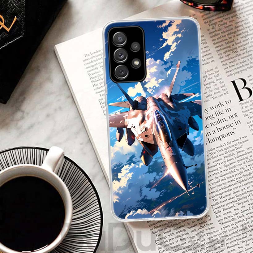 Крутой чехол с изображением самолета для Samsung Galaxy A52 A42 A32 A22 A12 A50 A51 Чехол для телефона A70 A71 A40 A41 A30S A31 A20E A21S A10S G