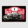 Rally Racing LANCIA 037 MARTINI RALLY MONTECARLO Retro Poster Metal Sign Garage Club Room Decor Wall Decor Custom Tin Home Decor