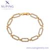 Браслет-628 Xuping Jewelry Модный и Изящный Новый Набор с Бриллиантами 18K Золото Универсальный Стиль INS Браслет для Характера