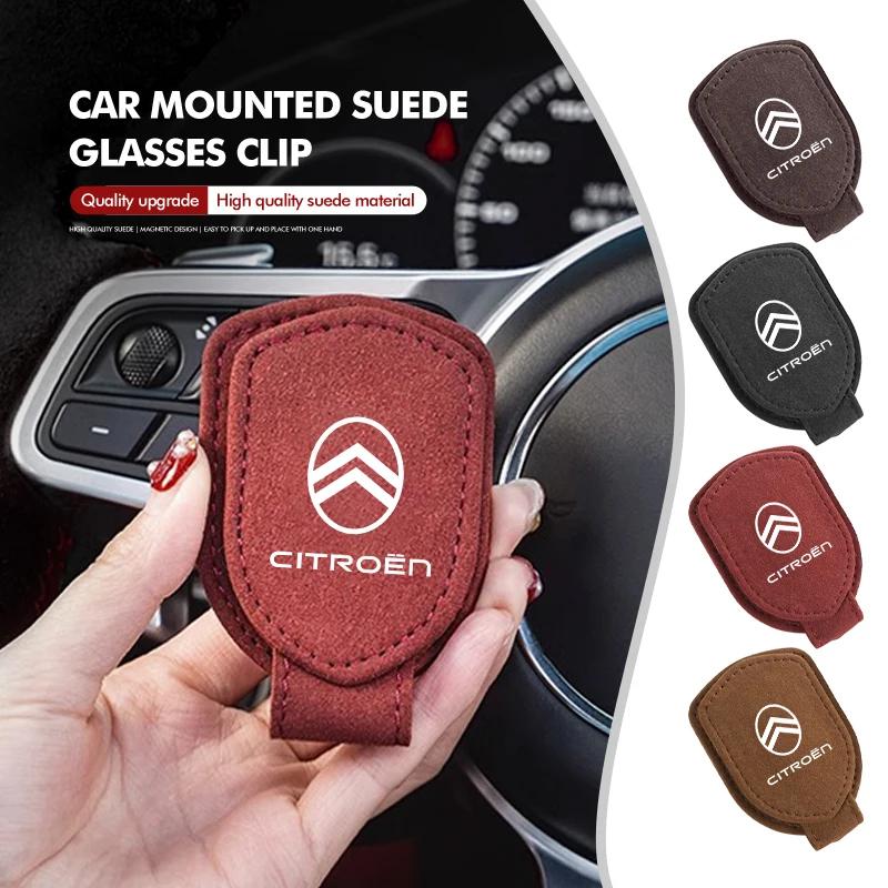 OCDK9 Car Eyeglass Holder Sun Visor Glasses Storage Clip For Citroen Grand Berlingo Jumper Celysee Xsara Picasso Aircross