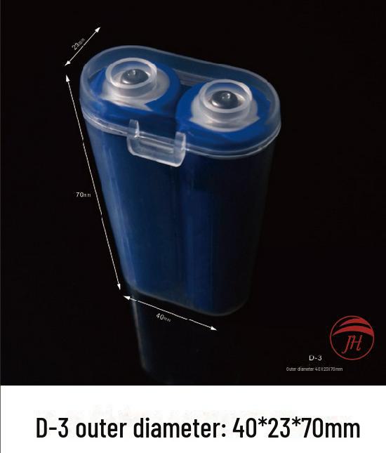 Водонепроницаемый, влагостойкий, устойчивый к падениям пластиковый ящик для хранения батарей из полипропилена для No. 5, нет. 7, Аккумуляторы 18650.