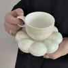 Ceramic Mug Cute Cloud Decorative Plate Coffee Cup Set Creative Ceramic Cup Gift  Modern Living Room Home Decoration