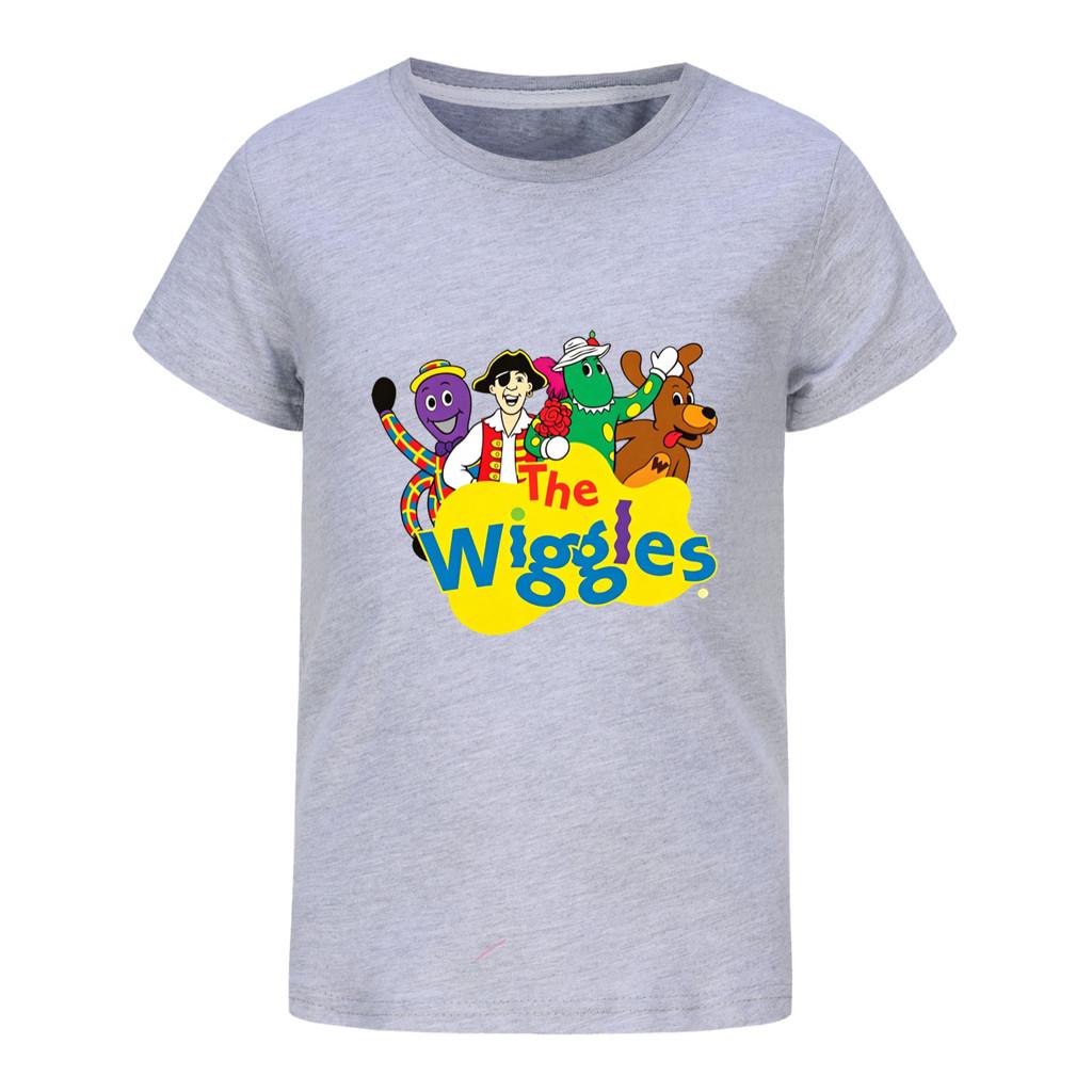5749 Kids Boys Girls The Wiggles Print Short Sleeves T-Shirt Top