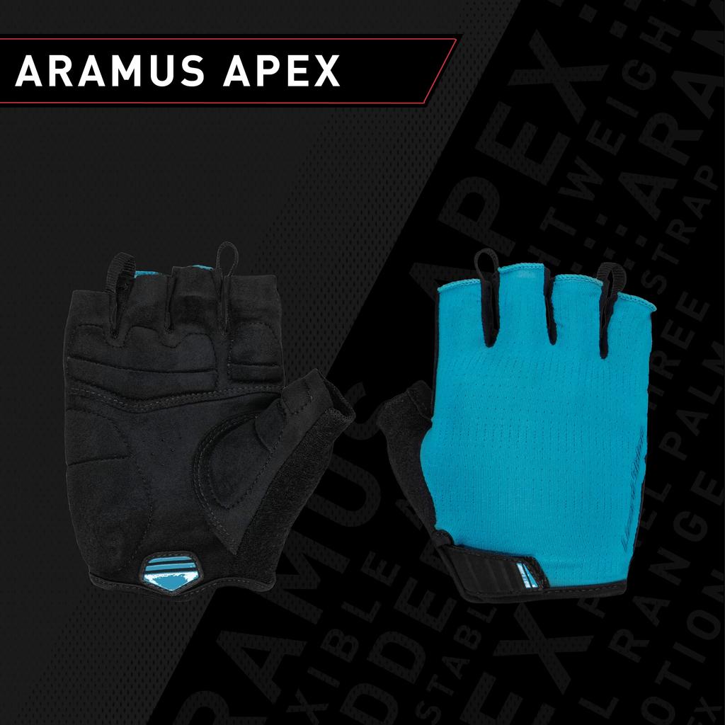 Lizard Skins Aramus Apex Cycling Short Jet XL Gloves, Finger, Black, (AAP10011)