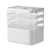 Household Multilayer Medicine Organizer: Large Capacity with Small Pill Box & Emergency Storage