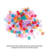 100Pcs Mix Colour Pony Beads Large Hole Barrel Beads Straight Hole Beads For Diy Handmade Beads Jewelry