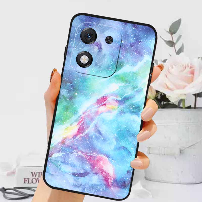 Чехол для Honor X70i 5G Роскошный Мраморный Силиконовый Мягкий Чехол для Телефона для Honor X70i 5G Защитная Задняя Крышка из ТПУ ABR-AN00 Coque Capa