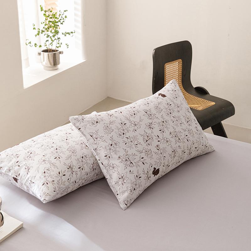 2 шт. наволочка из 100% хлопка наволочка с принтом для домашней кровати 48x74 см наволочка мягкая подушка Sham capa de almofada