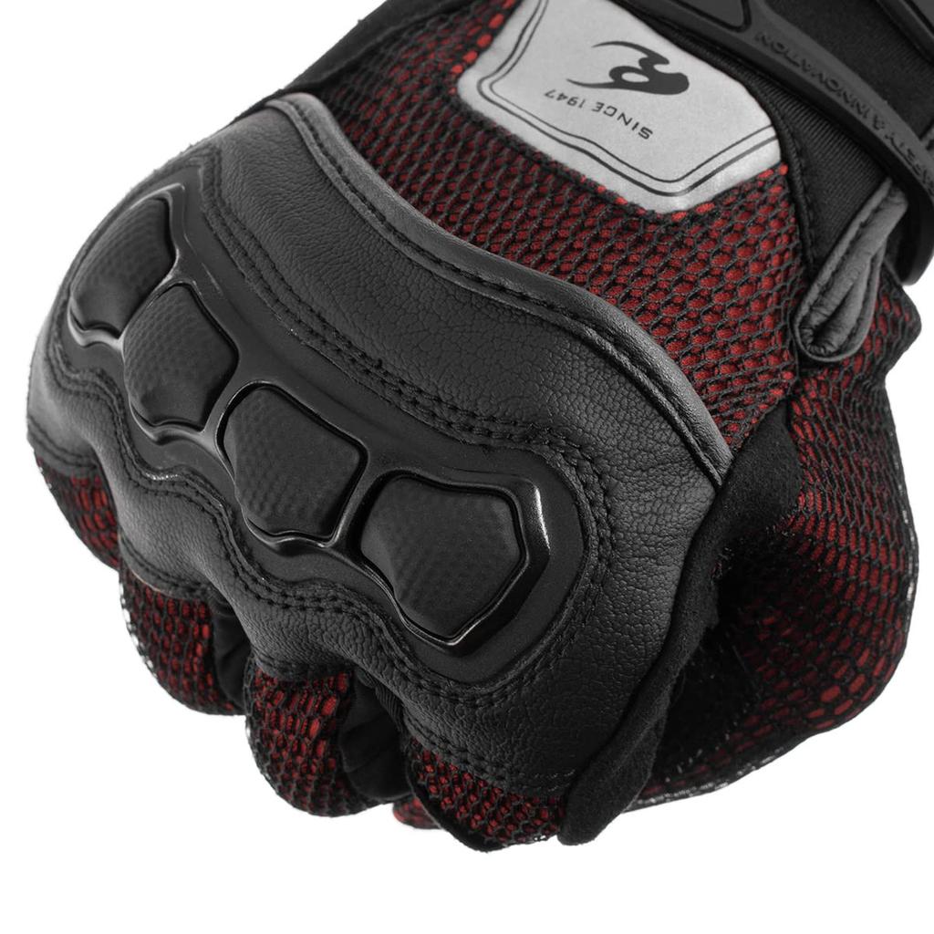 KOMINE Motorcycle Gloves Protective 3D Mesh Size L GK-2153 Gloves, Black,