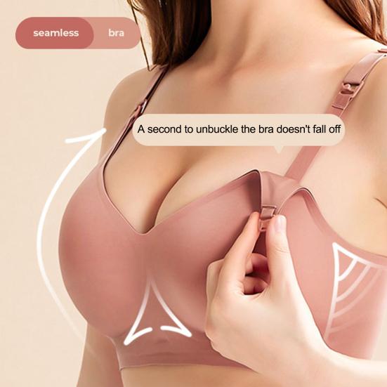 Женский бюстгальтер для кормления, регулируемый плечевой ремень, бесшовный, беспроводной, хорошая воздухопроницаемость, максимальный комфорт