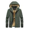 Men's Autumn and Winter Youth Outdoor Jacket Men's Clothing Fleece Thickened Windproof Sports Casual Men's Jacket Tide