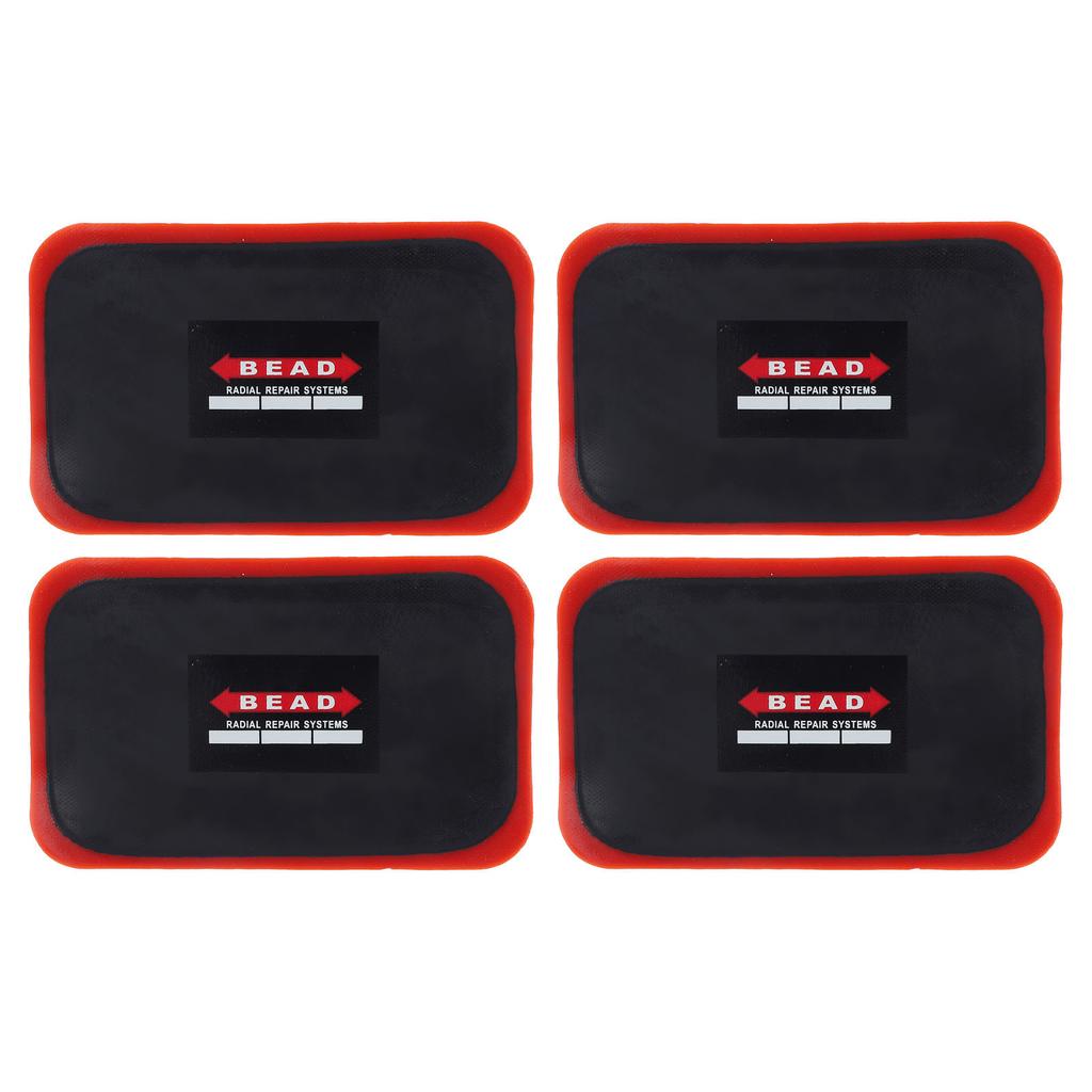 10Pcs Tire Patch 80 X 130mm Rubber Thickened Rectangle Strong Adhesive Tire Tube Repair Patch for