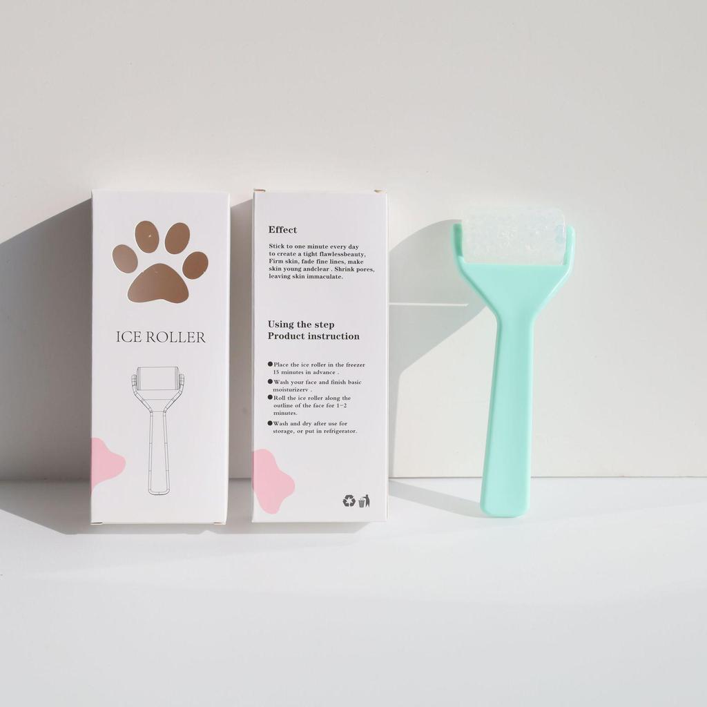 Полупрозрачный массажер-ролик для лица и кожи