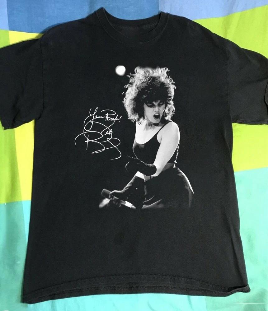 Vintage Pat Benatar Tshirt Black Cotton All Size S345xl Gift Friends 2hrc40
