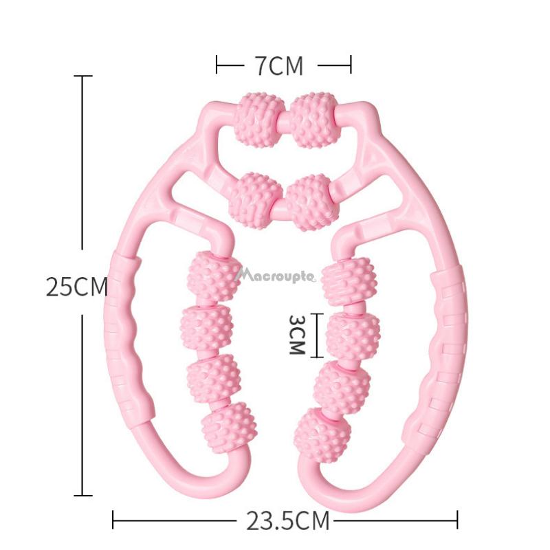 12-колесный кольцевой зажим, тренажер для ног, мышц ног, фитнеса, талии, устройство для красоты ног, массажный ролик для йоги, ролик для расслабления мышц