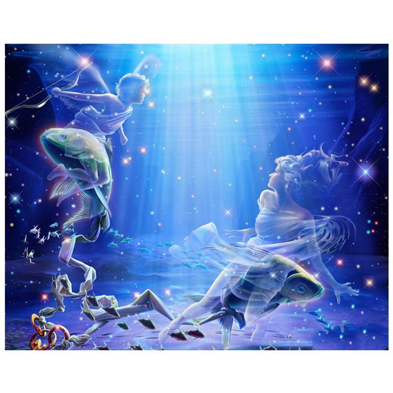 Полный 5D алмазная живопись Двенадцать созвездий DIY Алмазная вышивка Алмазная мозаика Наборы для вышивки крестом Домашний Декор Подарок